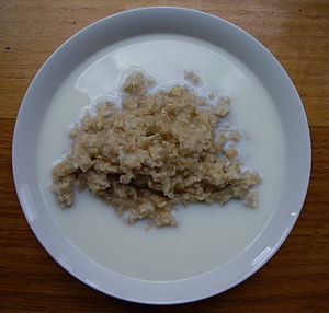 Brown rice porridge 